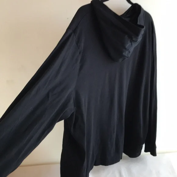 Essentials Sz 4X hoodie zip front Y2K graphic roses Butterflies crystals black - Picture 10 of 14